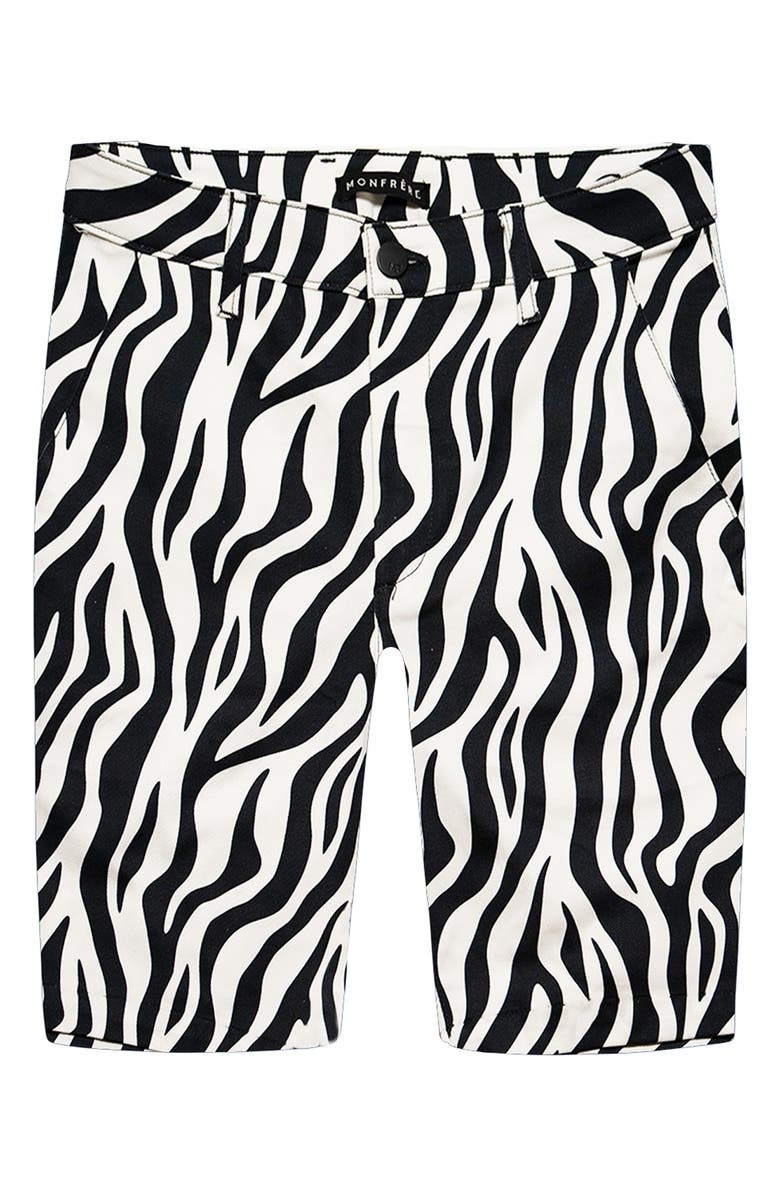Monfrère Cruise Zebra Stripe Chino Shorts, Main, color, 