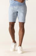 DEKE Oasis 8.5-Inch Linen Blend Bermuda Shorts