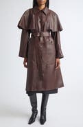 Sea NY Caitlin Leather Trench Coat