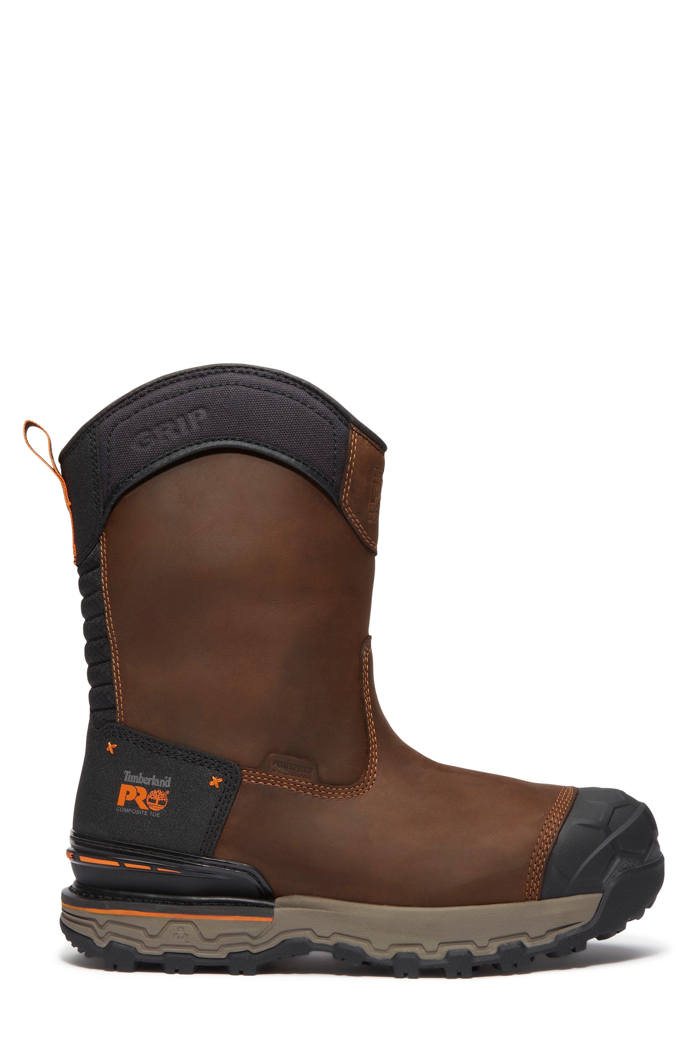 Timberland Boondock Ultralight Pull-On Composite Waterproof Work Boot, Alternate, color, 