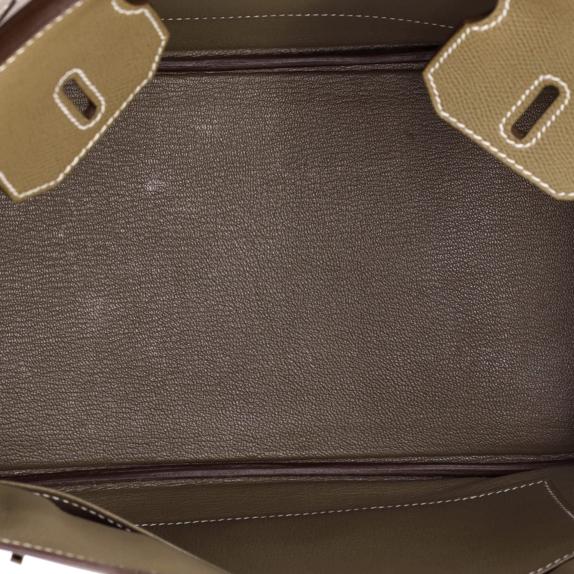 Pre-Owned Hermes Birkin Handbag Grey Epsom with Palladium Hardware 30, Alternate, color, 