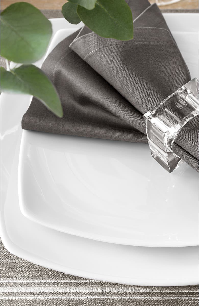 Togas William Napkin Ring Set, Alternate, color, White - Square