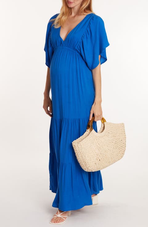 Claudette Maternity maxi dress