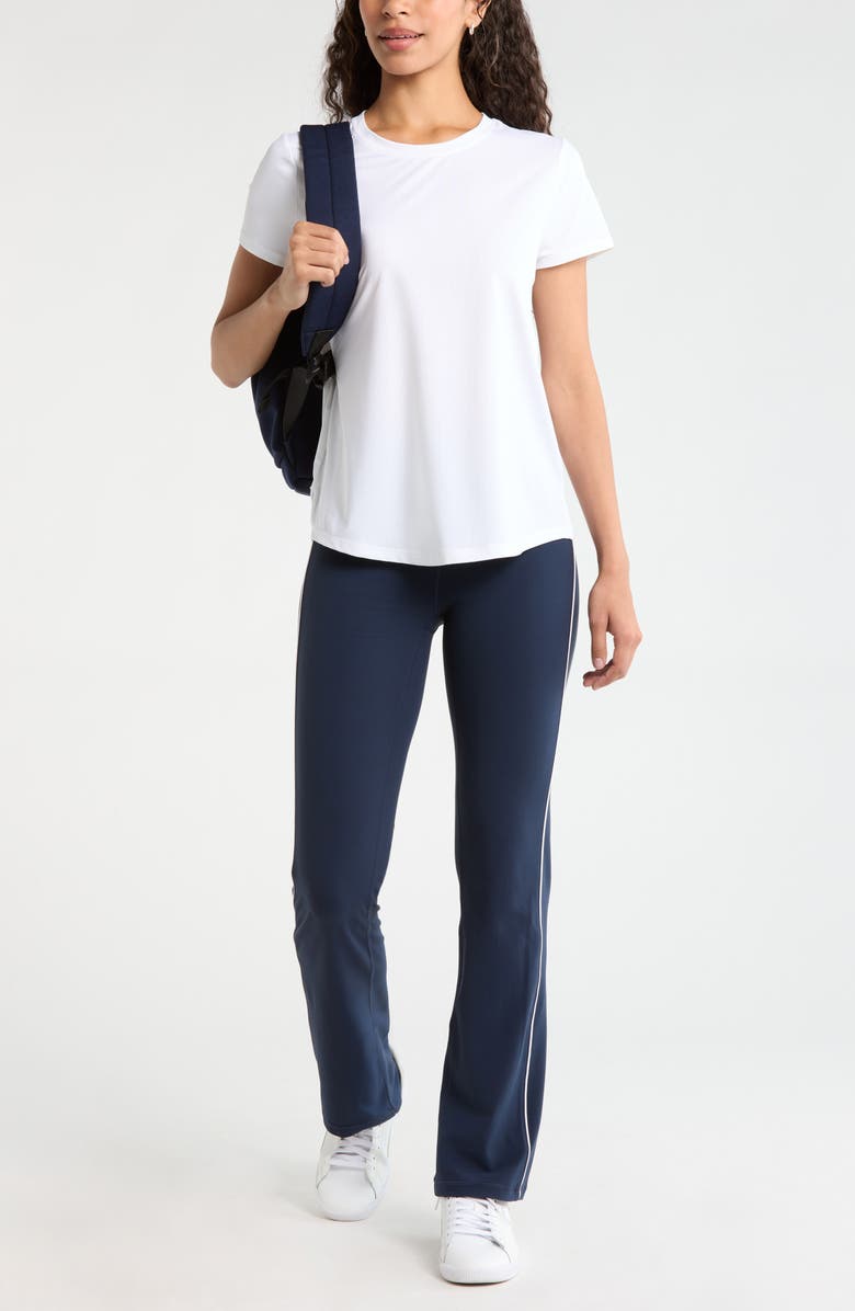 Zella Rally Mesh T-Shirt, Alternate, color, White