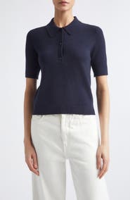 Maria McManus Cashmere & Organic Cotton Jersey Polo