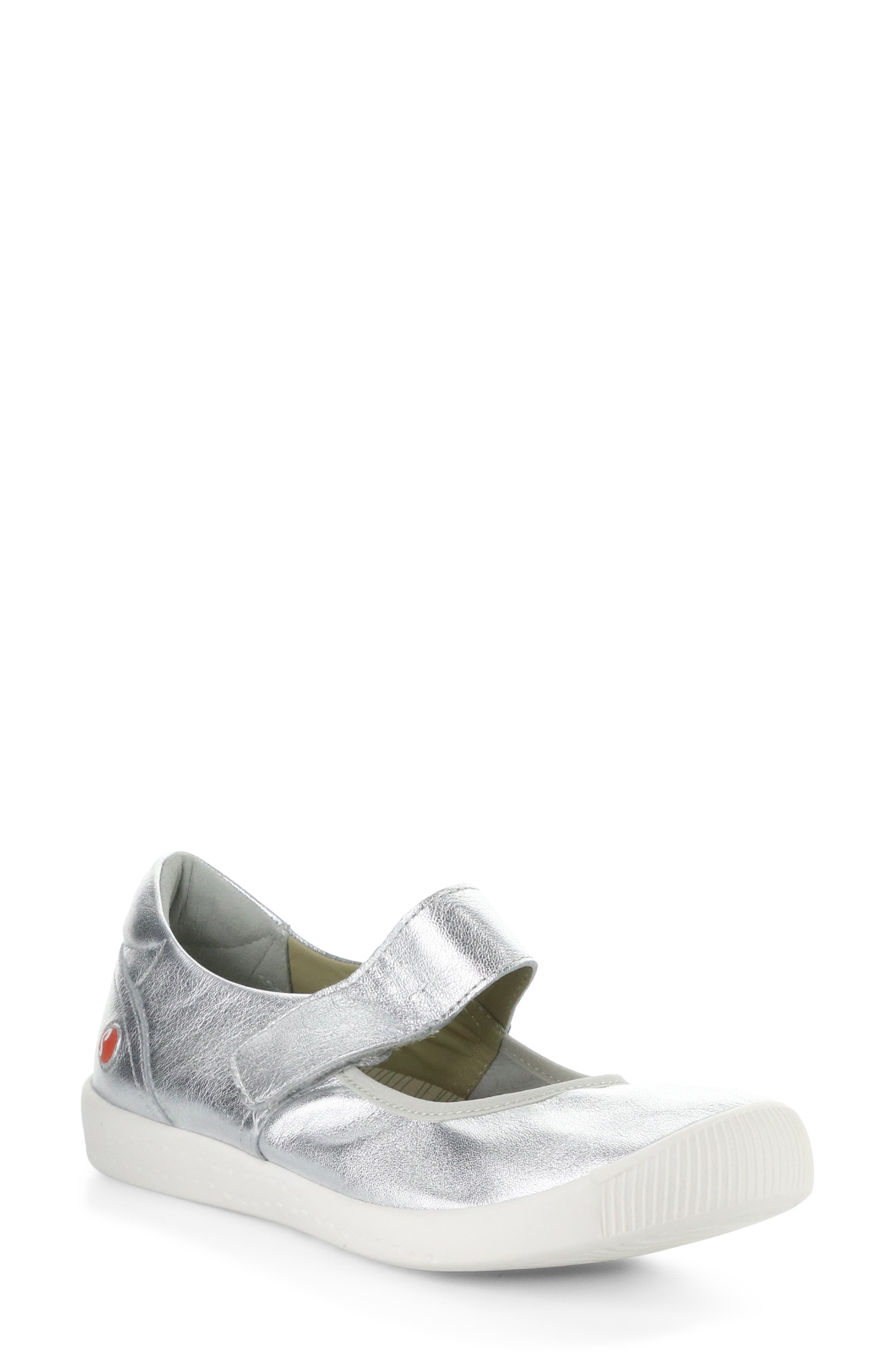 Softinos by Fly London Igla Mary Jane Sneaker, Main, color, Silver