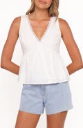 Petal & Pup Aminta Eyelet Lace Sleeveless Top