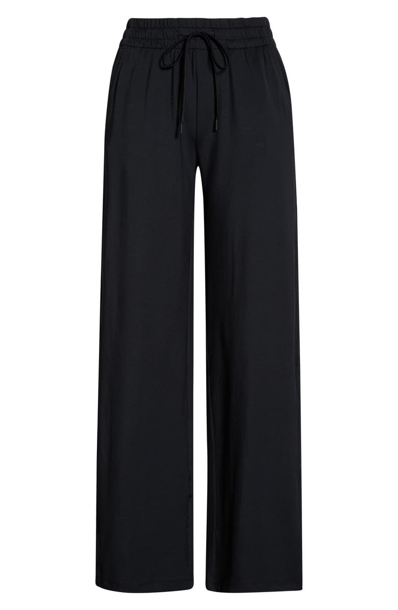 Zella Move In Straight Leg Sweatpants, Alternate, color, Black