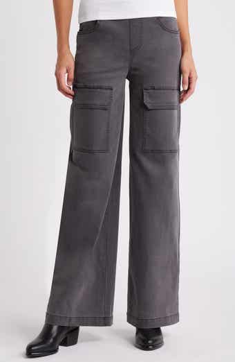 スラックス HUECLOSET Maxi Wide Pintuck Slacks Hue Pintuck Wide Leg Pull-On Pants | Nordstrom