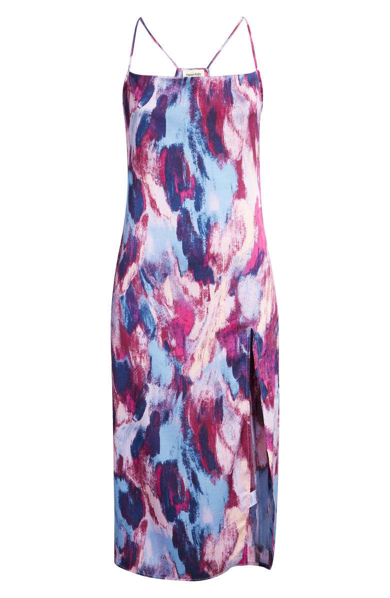 Open Edit Racerback Crepe Sundress, Alternate, color, 