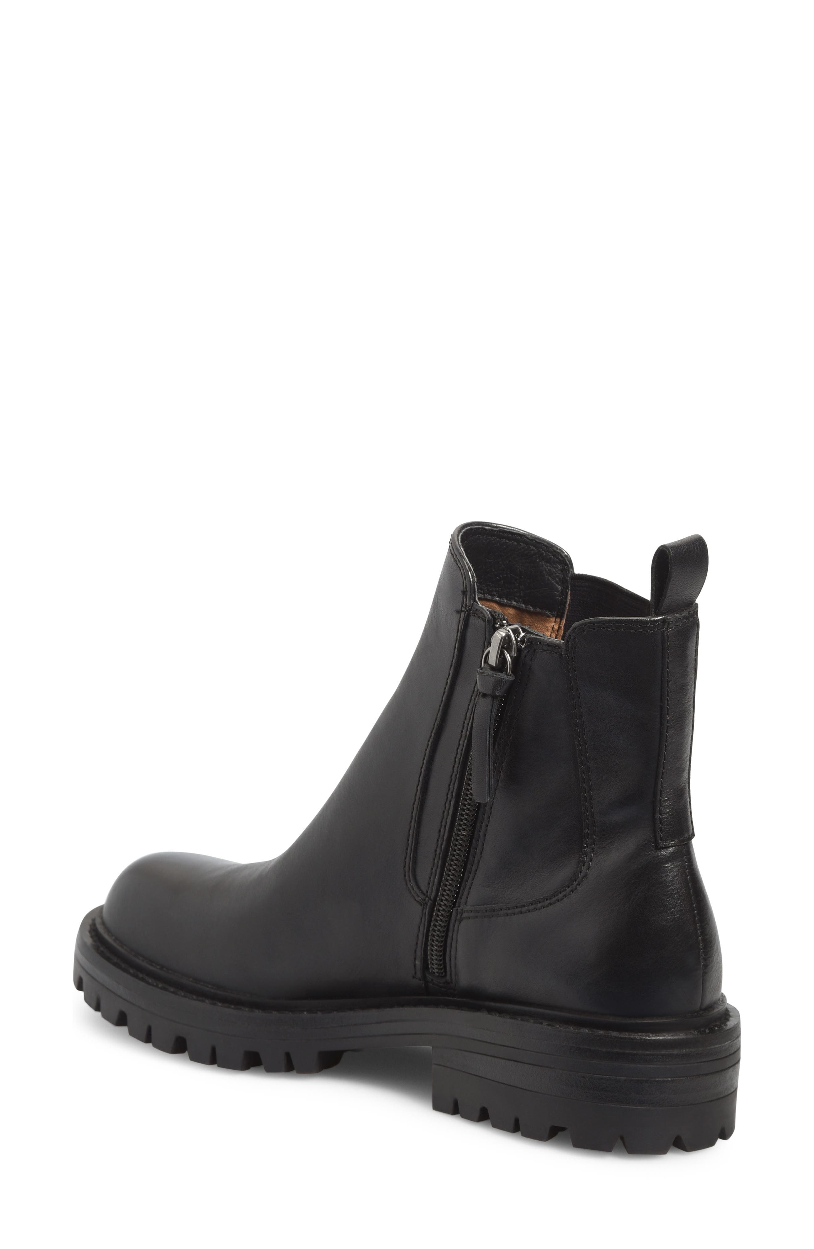 Söfft Amanda Zip Lug Sole Waterproof Chelsea Boot, Alternate, color, 