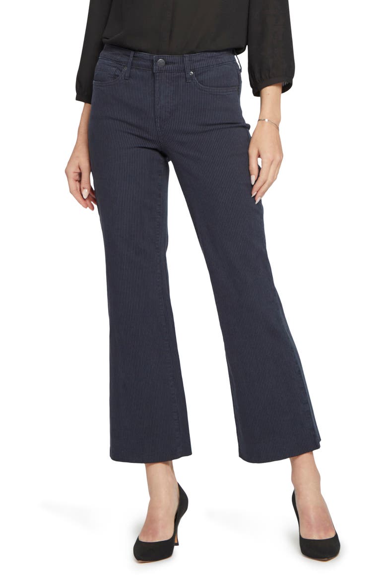 Stripe Relaxed Flare Jeans, Main, color, WINDSOR STRIPE