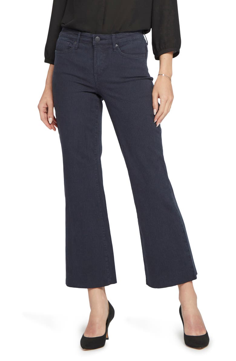 NYDJ Stripe Relaxed Flare Jeans, Main, color,