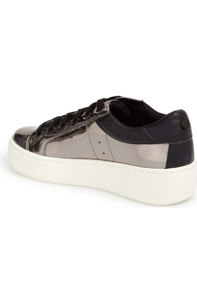 Steve Madden Bertie Metallic Platform Sneaker, Alternate, color,