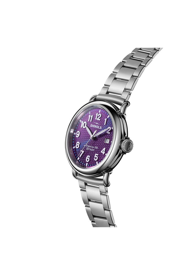 Runwell Bracelet Watch, 36mm, Alternate, color, PURPLE