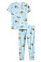 selected Blue Animal Print