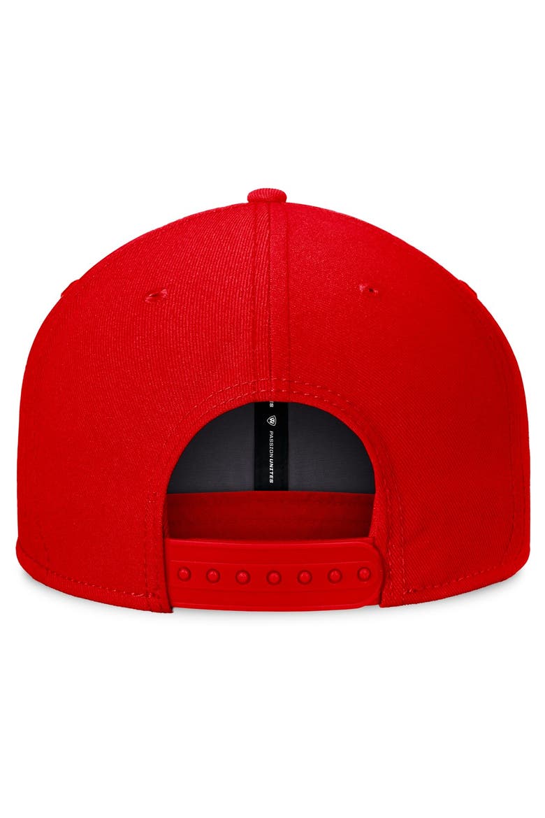 Men's Top of the World Red Maryland Terrapins Fundamental Snapback Hat, Alternate, color, Red