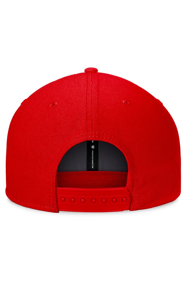 TOP OF THE WORLD Men's Top of the World Red Maryland Terrapins Fundamental Snapback Hat, Alternate, color, Red