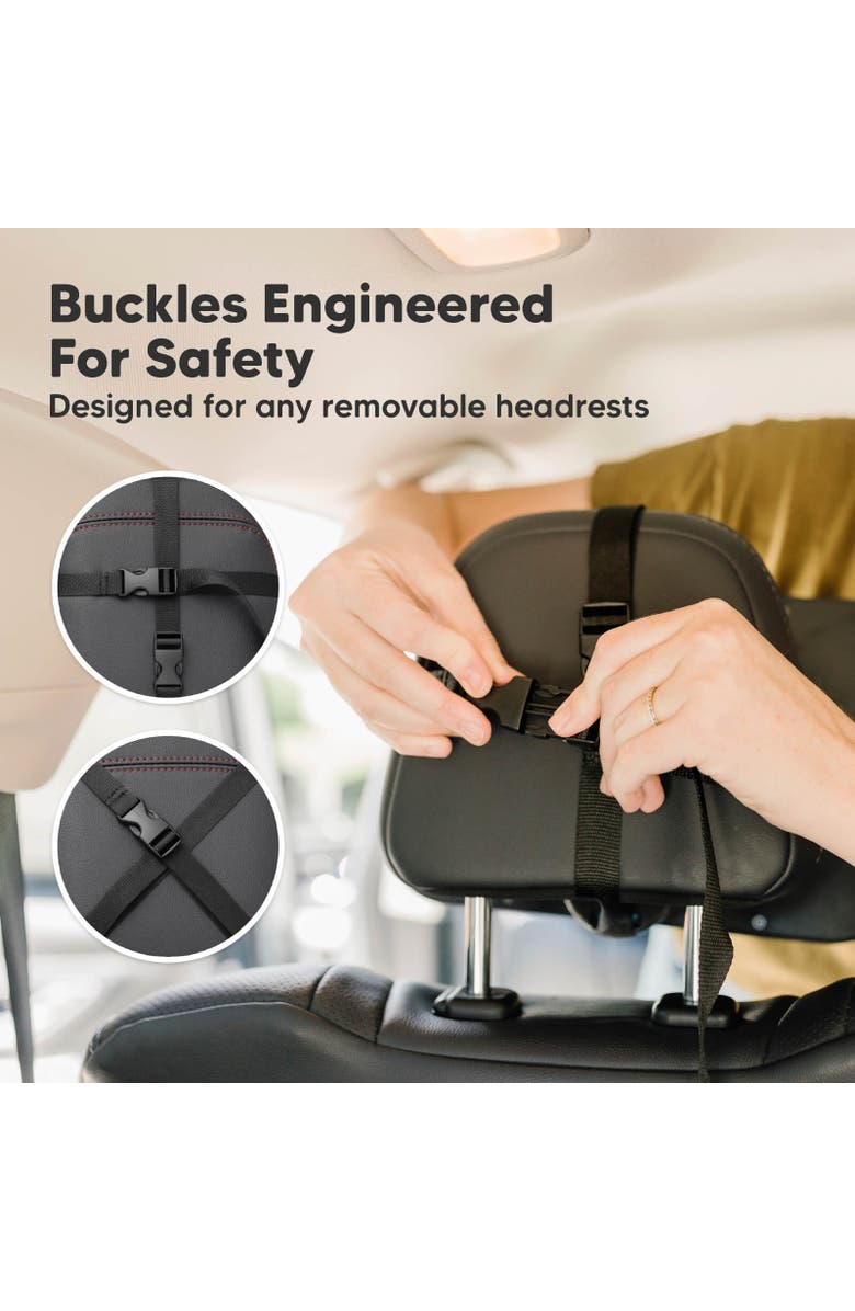 KeaBabies Baby Car Seat Mirror, Alternate, color, Sleek Black