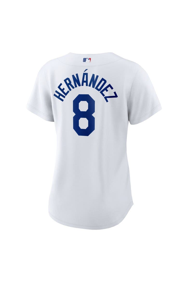 Women's Nike Enrique Hernández White Los Angeles Dodgers Home Replica Jersey, Alternate, color, White