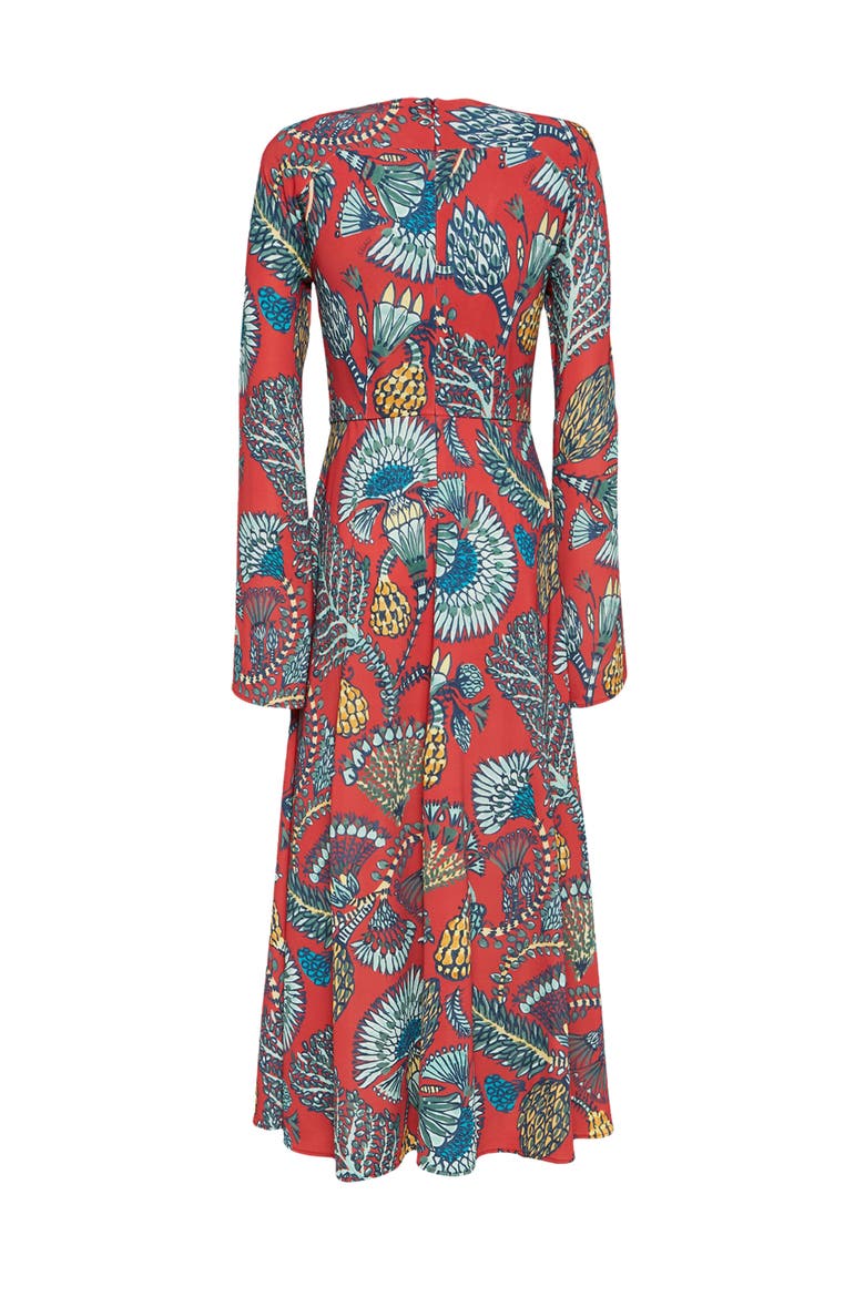 Farfalla Dress Sicomore Red, Alternate, color, Sicomore Red