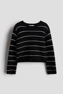 H&M Pointelle-knit Cotton Jumper