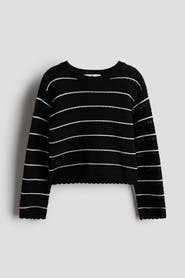 H&M Pointelle-knit Cotton Jumper