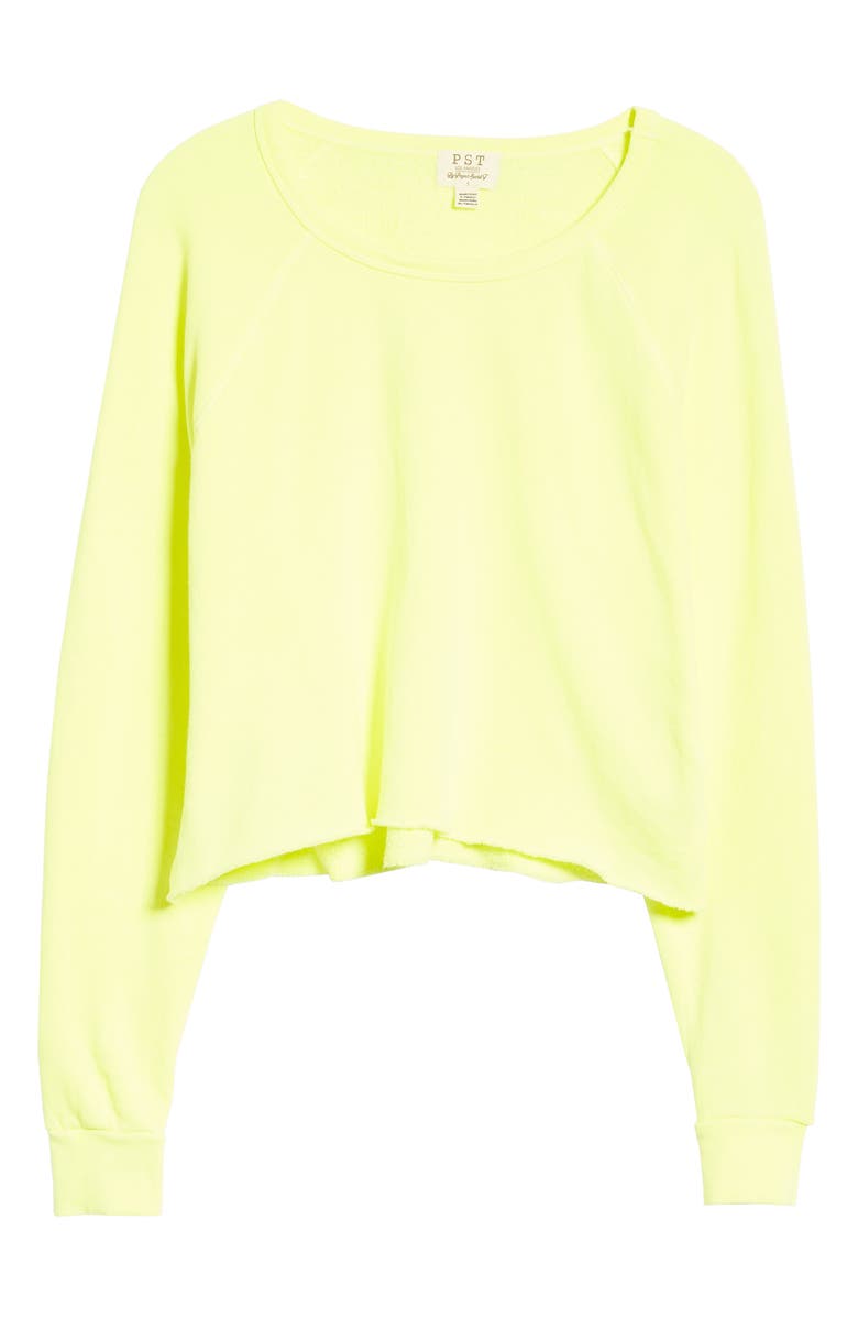 PST by Project Social T Raw Edge Sweatshirt, Alternate, color, 