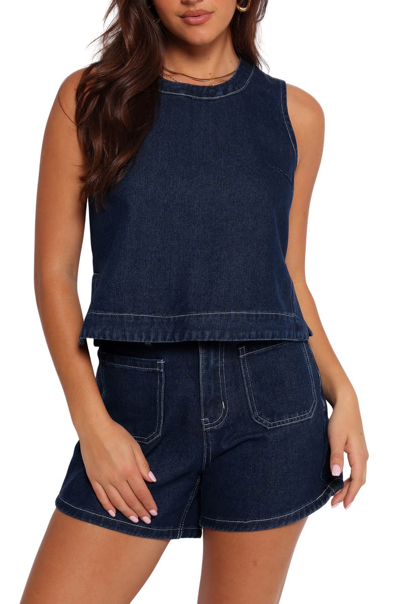 Petal & Pup Levi Denim Tank, Main, color,