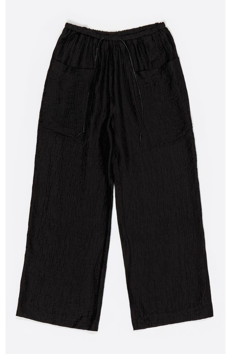 Bimba y Lola Trousers With Maxi Pockets, Alternate, color, Washed Black