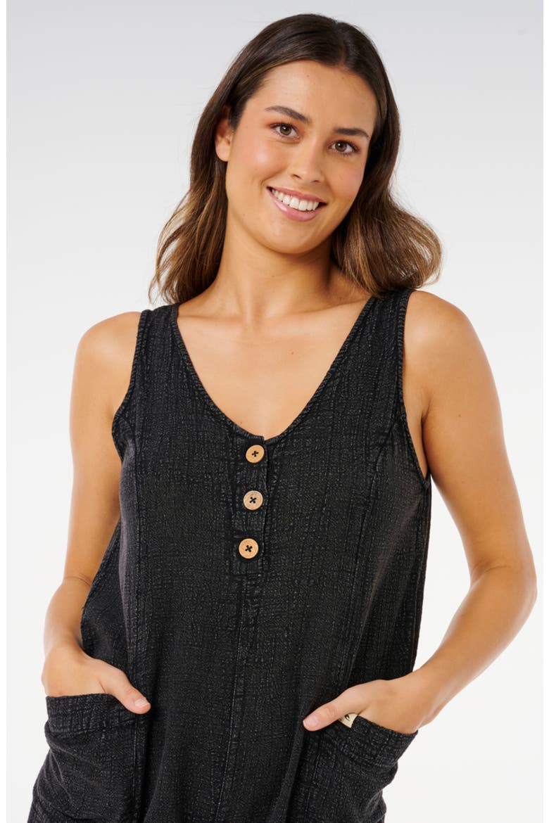 Classic Surf Romper, Alternate, color, BLACK