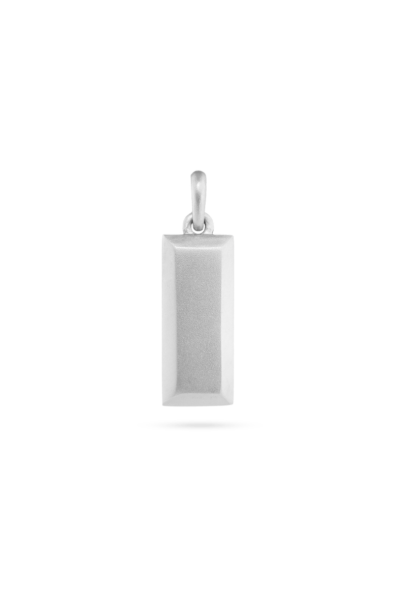 Bullion Bar Pendant, Main, color, Platinum