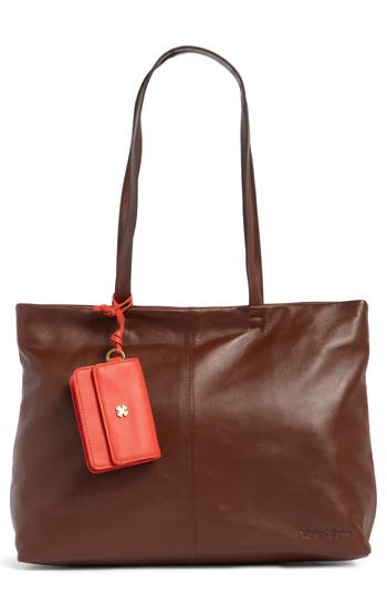 Lucky Brand Tess Leather Tote Bag In Brown