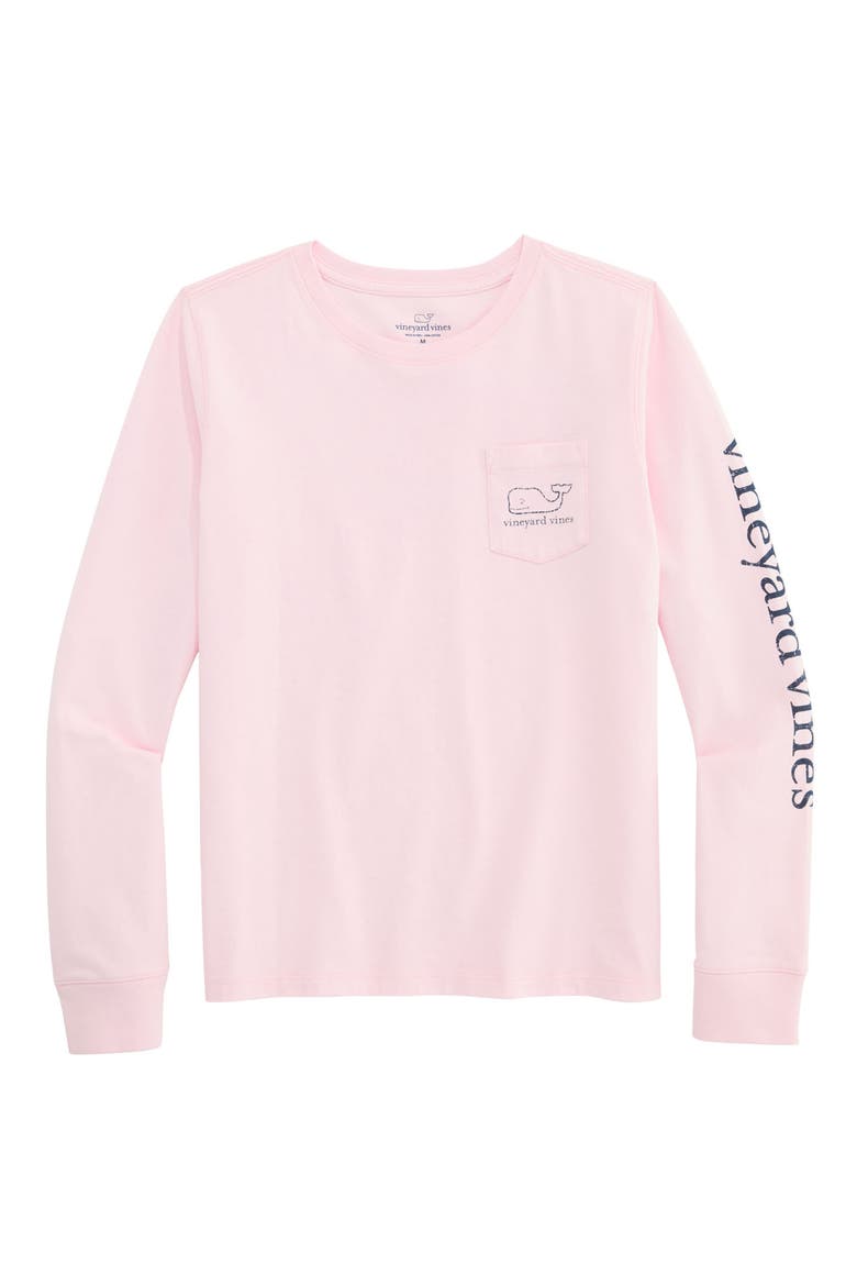 Kids' Vintage Whale Long Sleeve Graphic T-Shirt, Main, color, PINK DRINK