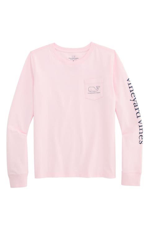 Kids' Vintage Whale Long Sleeve Graphic T-Shirt