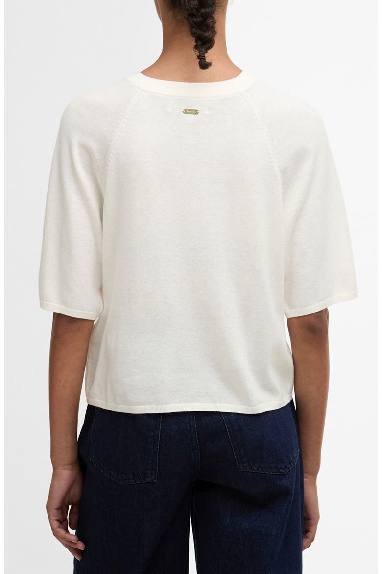 Camille Merino Wool & Cotton Sweater, Alternate, color, CLOUD