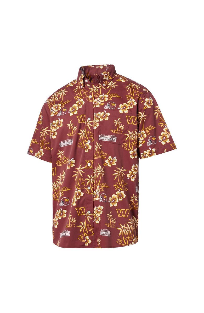 Reyn Spooner Men's Reyn Spooner Burgundy Washington Commanders Kekai Button-Up Shirt, Alternate, color, 