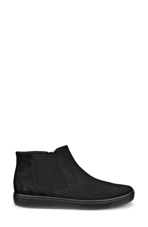 Ecco Sneaker Chelsea Boot In Black
