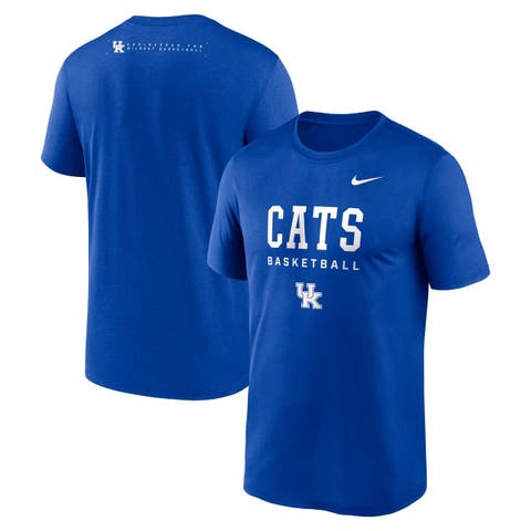 Men's Nike Royal Kentucky Wildcats 2025 Courtside Basketball Legend Dri-FIT T-Shirt