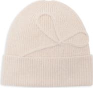 BCBG Bow Ribbed Beanie
