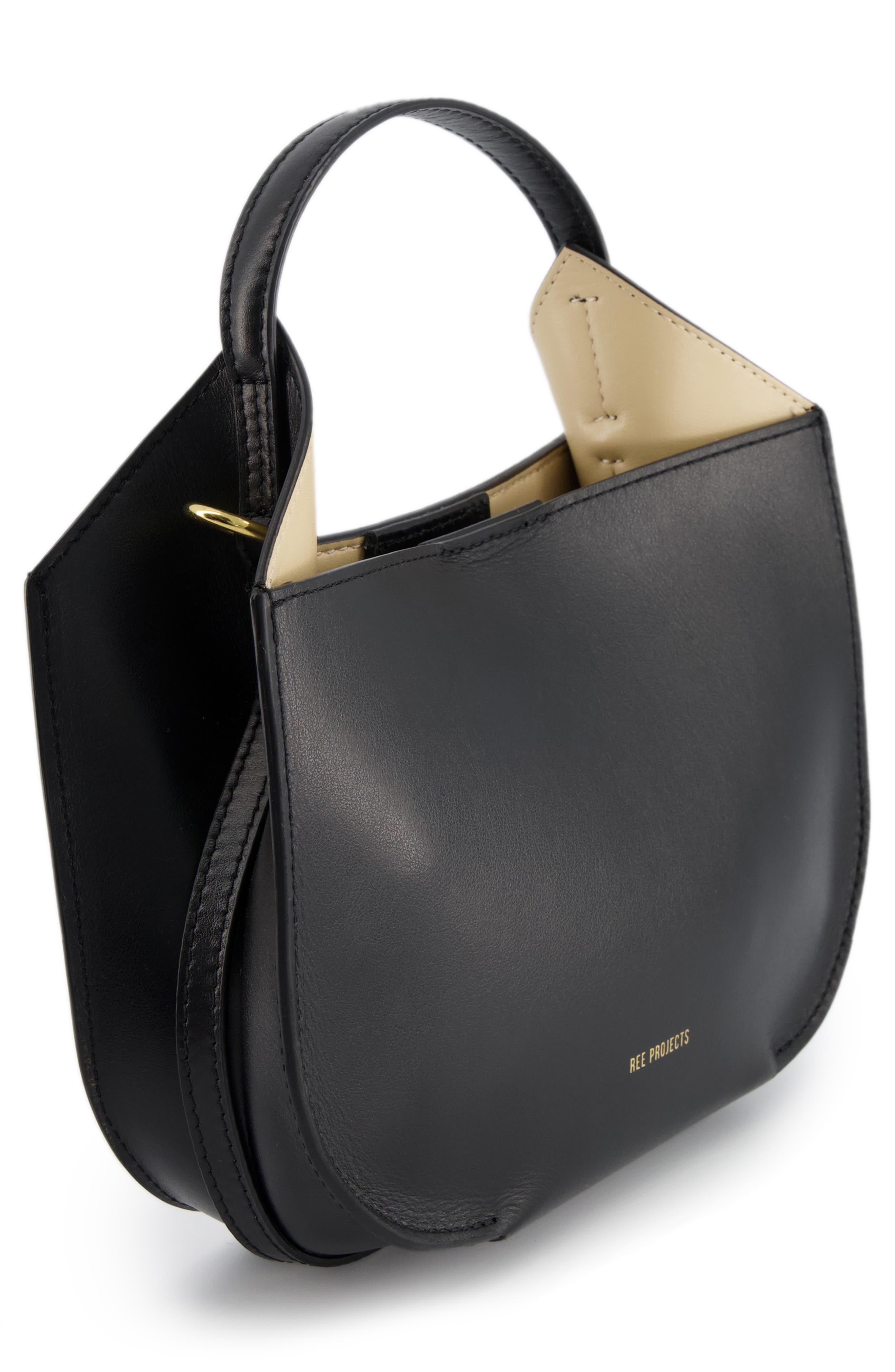 Ree Projects Mini Helene Leather Hobo Bag, Alternate, color, 