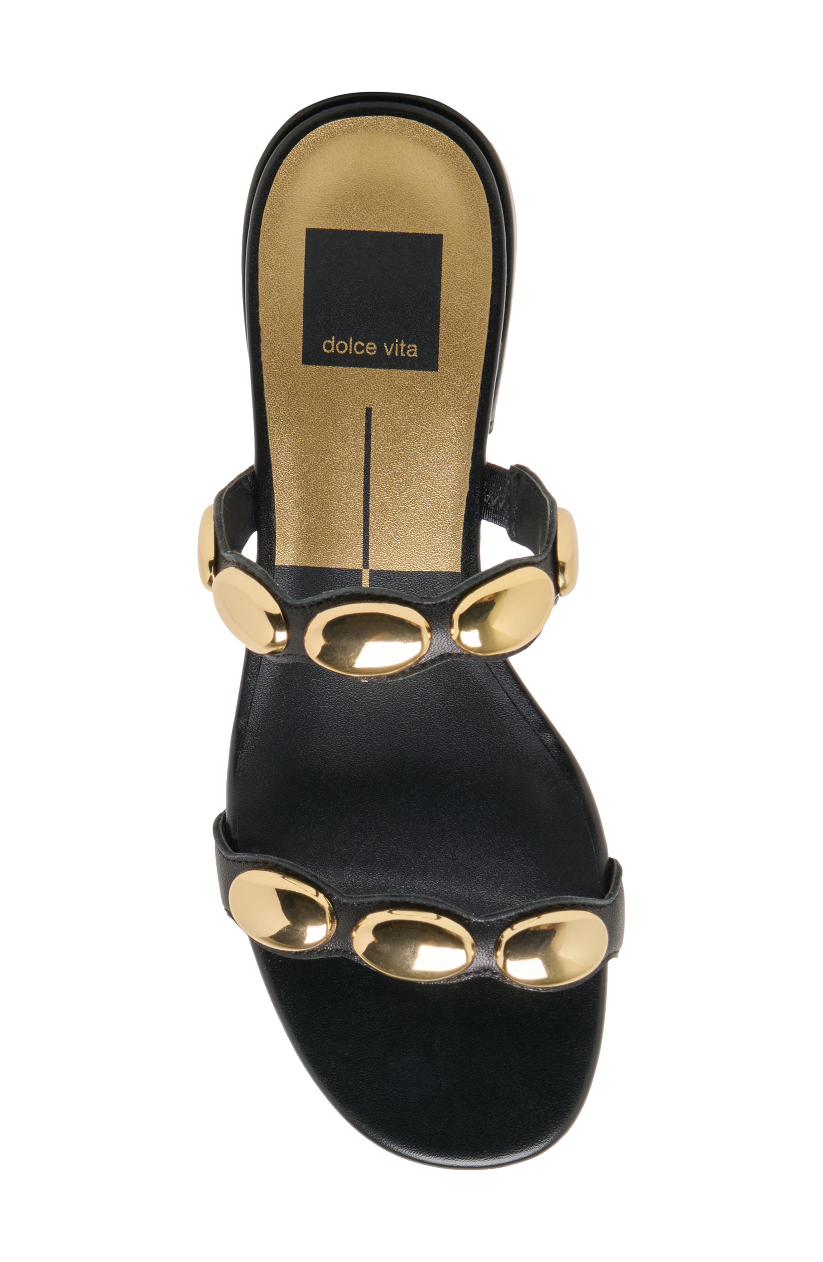 Dolce Vita Fresco Slide Sandal, Alternate, color, Black Leather