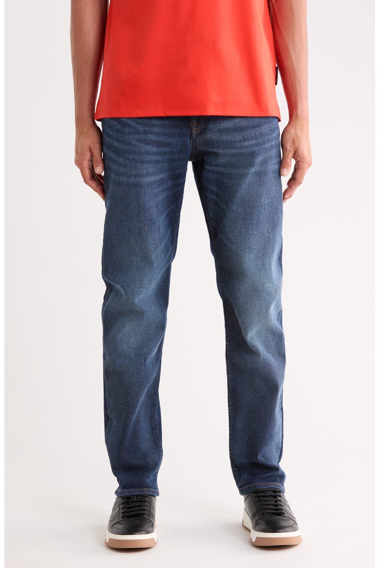 Delaware Slim Fit Jeans, Main, color, DARK BLUE