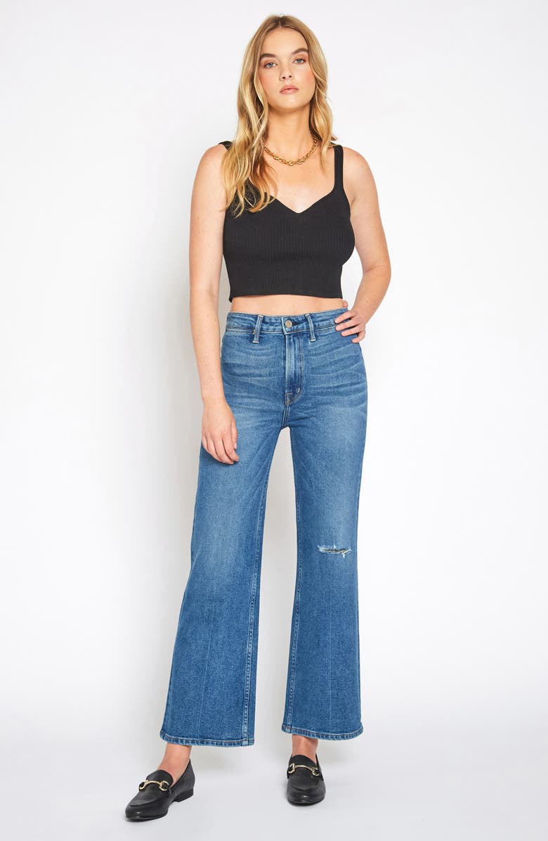 NOEND Queen Wide Leg Jeans, Alternate, color, 