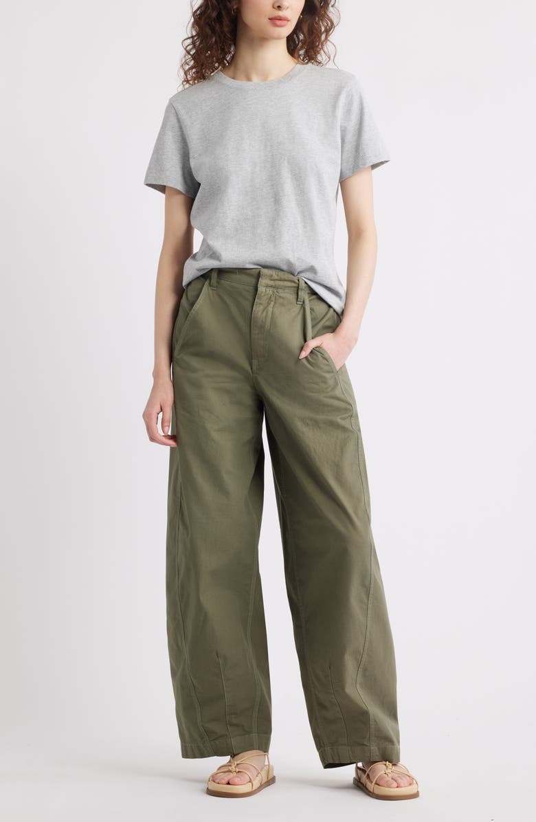 Treasure & Bond Cotton Crewneck T-Shirt, Alternate, color, Grey Heather