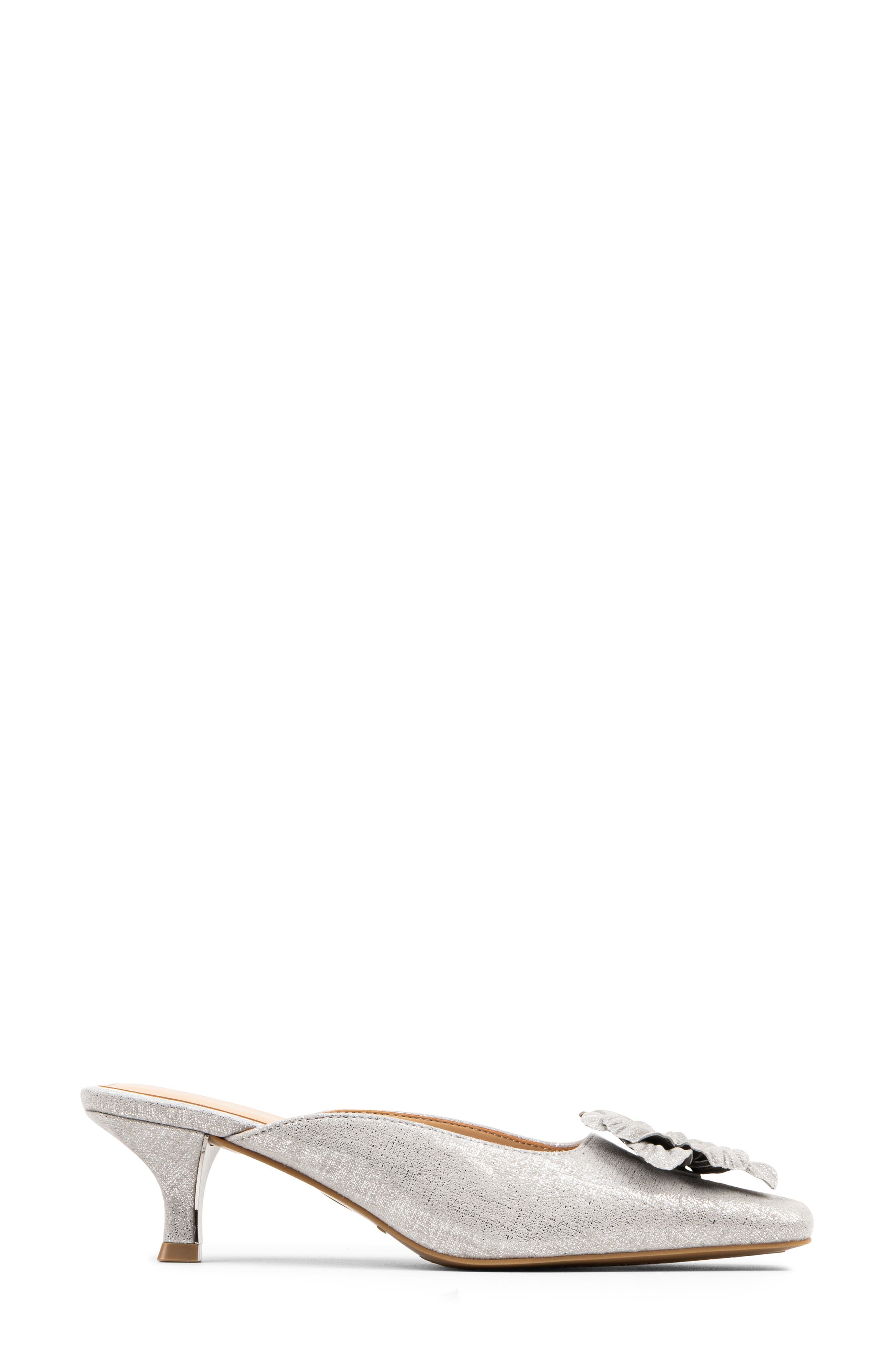 Donald Pliner Kalinna Square Toe Mule, Alternate, color, Silver