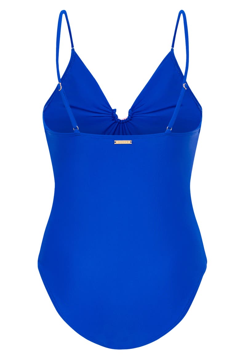 Songe Diris One-Piece Swimsuit, Alternate, color, BLUE MULTI
