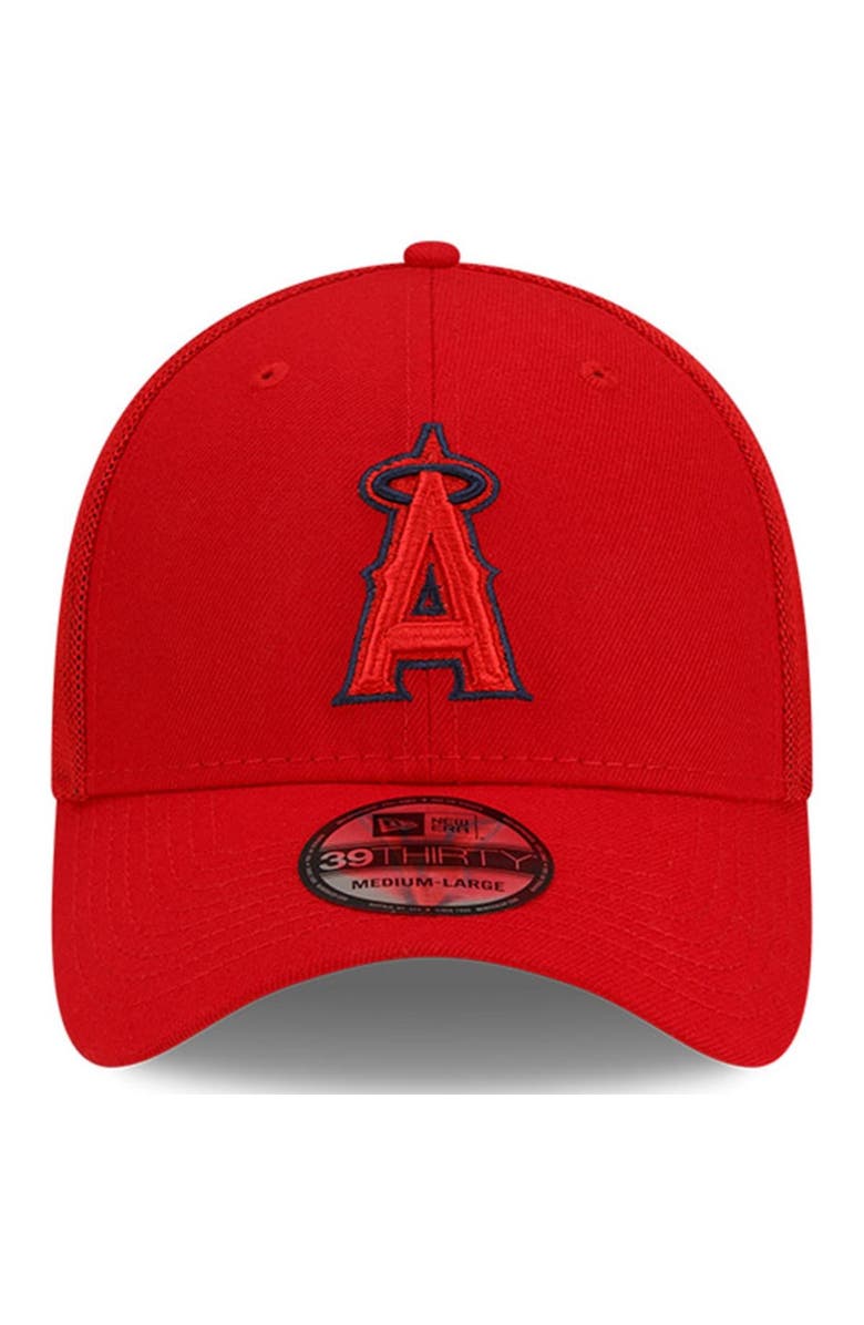 New Era Men's New Era  Red Los Angeles Angels 2023 Batting Practice 39THIRTY Flex Hat, Alternate, color, 
