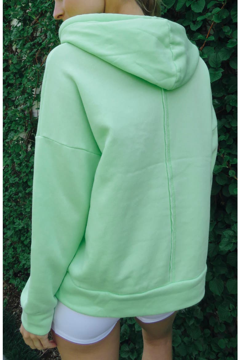 Free People FP Movement Work It Out Hoodie, Alternate, color, KEY LIME