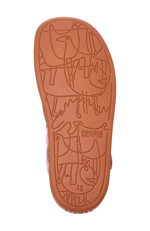 Camper Bicho Fisherman Sandal In Medium Pink